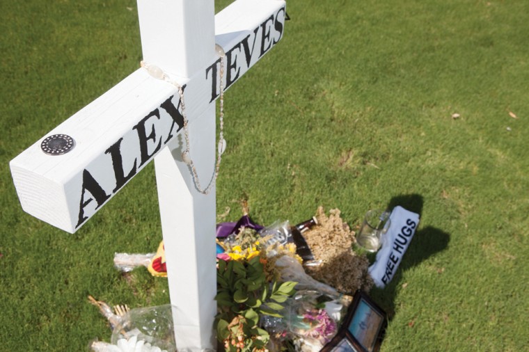 Alex Teves memorial